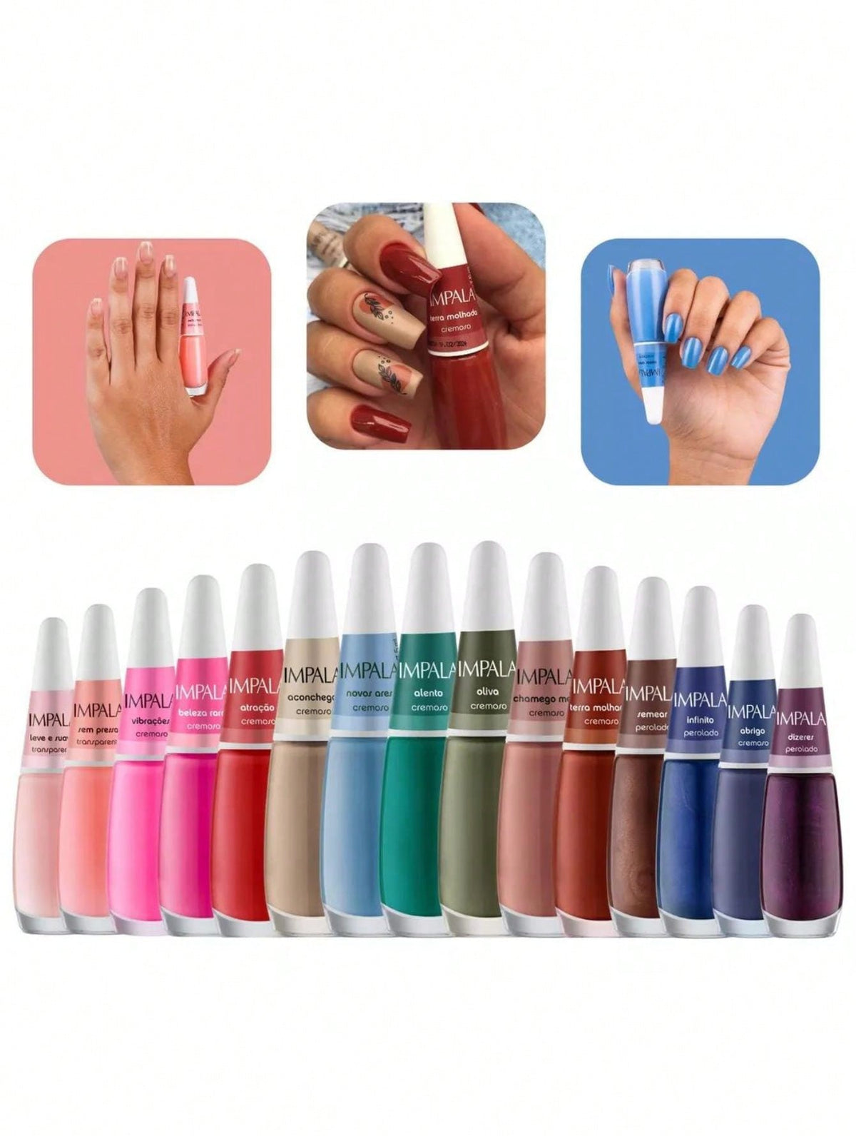 Kit de Esmaltes Impala - Luna Fashion Style -