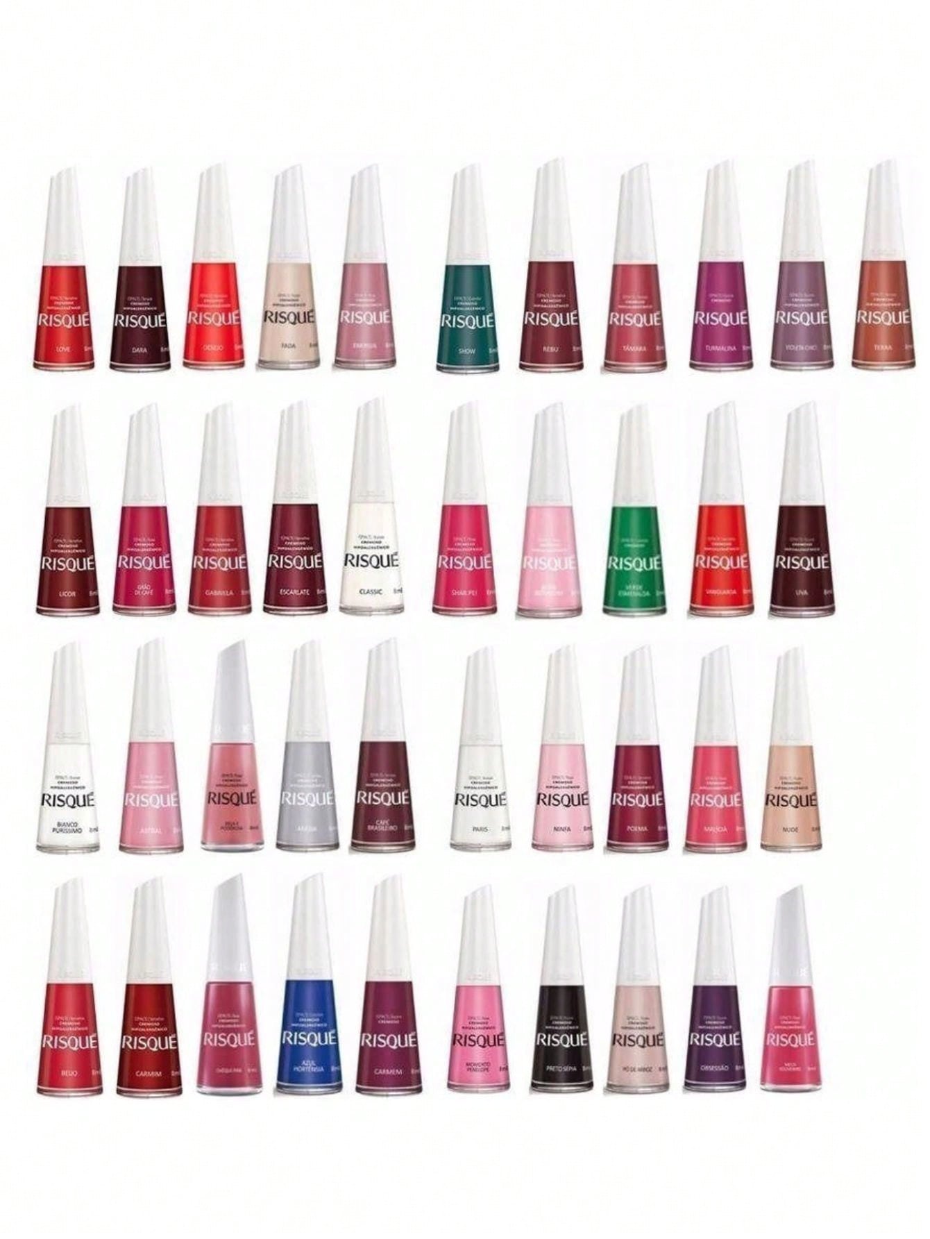 Kit de Esmaltes Risqué | 20 Cores Exclusivas - Luna Fashion Style -