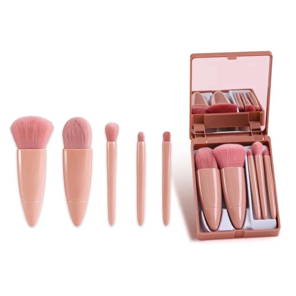 Kit de Maquiagem c/ Mini Espelho Portátil - Luna Fashion Style -
