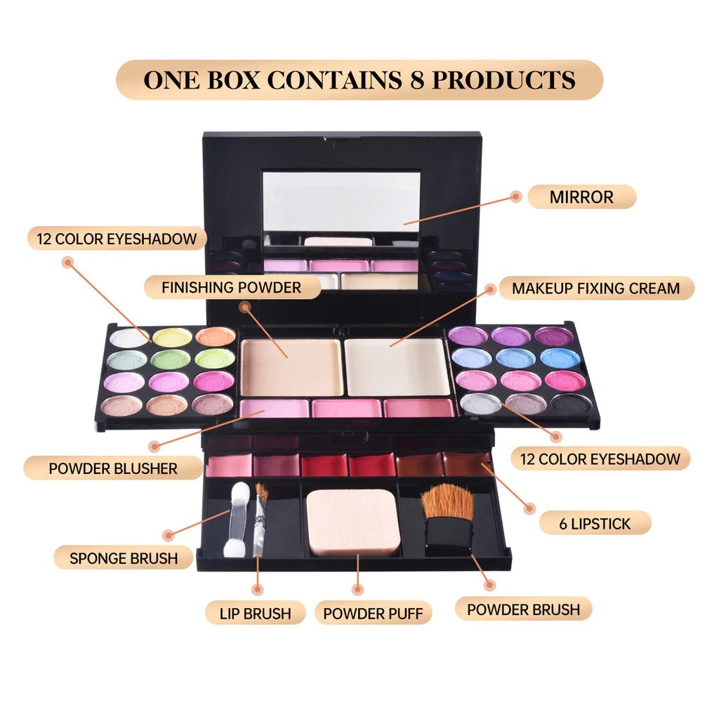 Kit de Maquiagem Profissional Completo - Luna Fashion Style -