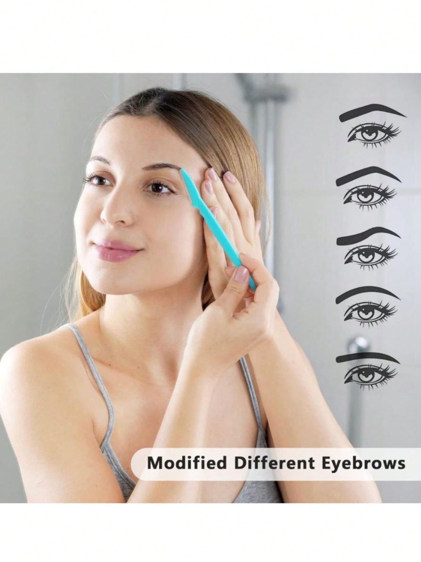 Kit de Navalhas p/ Sobrancelhas - Luna Fashion Style -