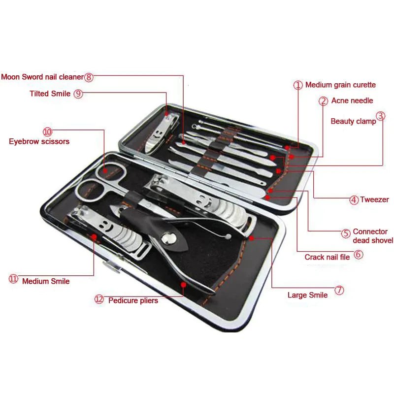 Kit De Pedicure e Manicure - Luna Fashion Style -
