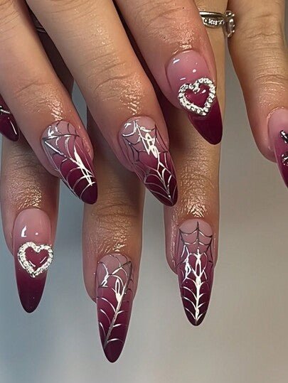 Kit de Unhas Postiças Press On Amendoado | 24 u - Luna Fashion Style -