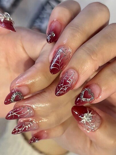 Kit de Unhas Postiças Press On Amendoado | 24 u - Luna Fashion Style -