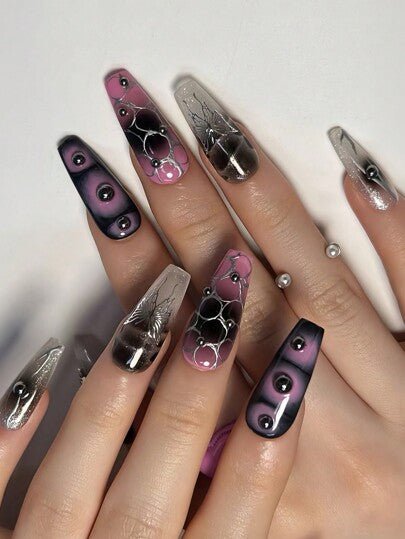 Kit de Unhas Postiças Press On Amendoado | 24 u - Luna Fashion Style -