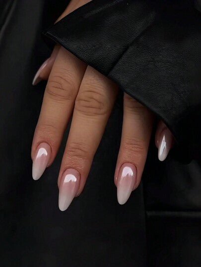 Kit Manicure Francesa Longa Aurora Sereia | 24 u - Luna Fashion Style -
