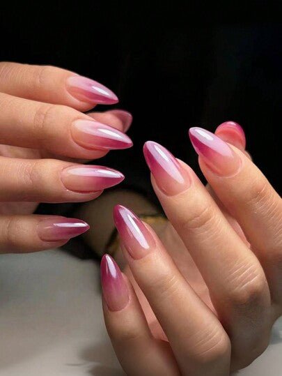 Kit Manicure Francesa Longa Aurora Sereia | 24 u - Luna Fashion Style -