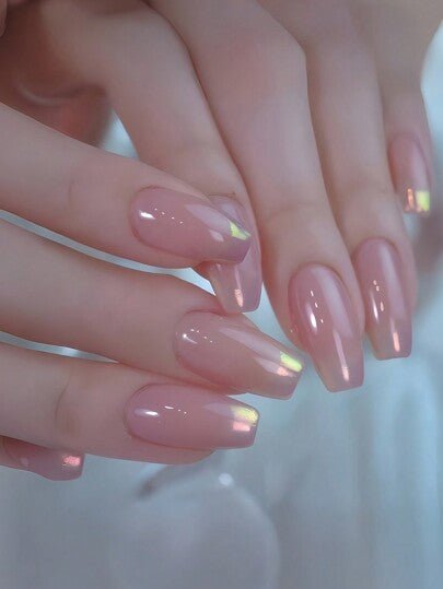 Kit Manicure Francesa Longa Aurora Sereia | 24 u - Luna Fashion Style -
