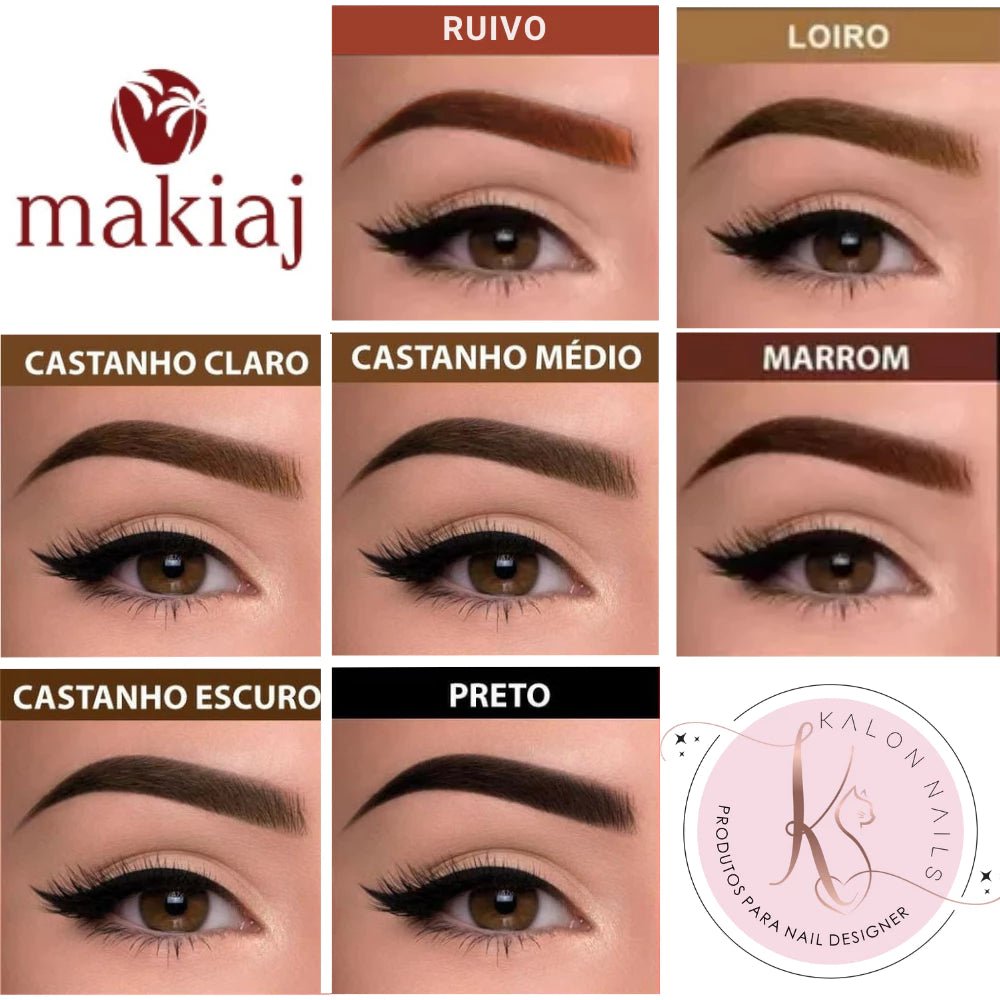 Kit Profissional c/ Acessórios de Designer de Sobrancelhas - Luna Fashion Style -