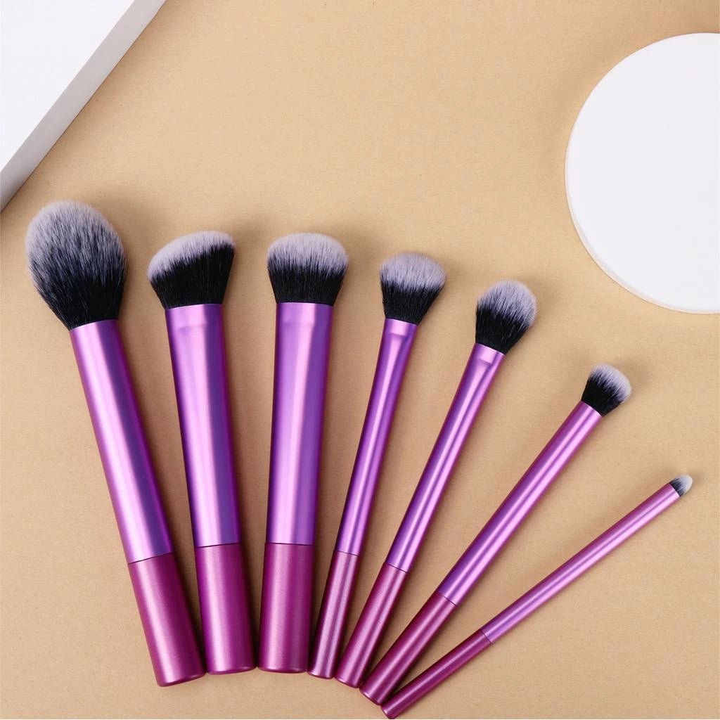 Kit Profissional de Pincéis de Maquiagem | 7 u - Luna Fashion Style -