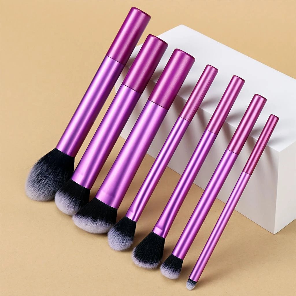 Kit Profissional de Pincéis de Maquiagem | 7 u - Luna Fashion Style -