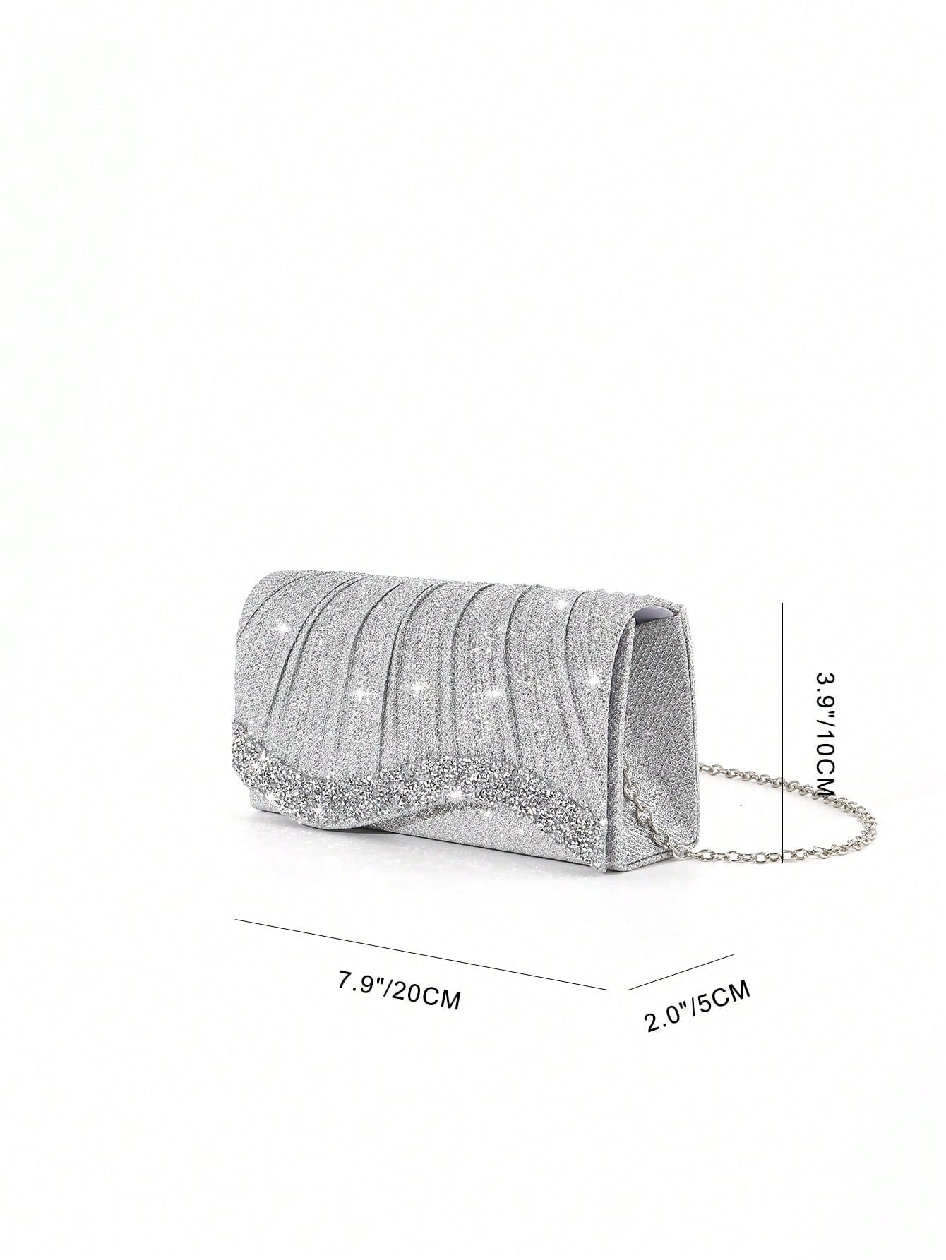 Mini Bolsa de Mão Brilhante - Luna Fashion Style -