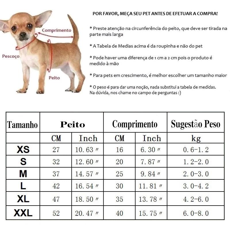 Moletom p/ Pet - Luna Fashion Style -