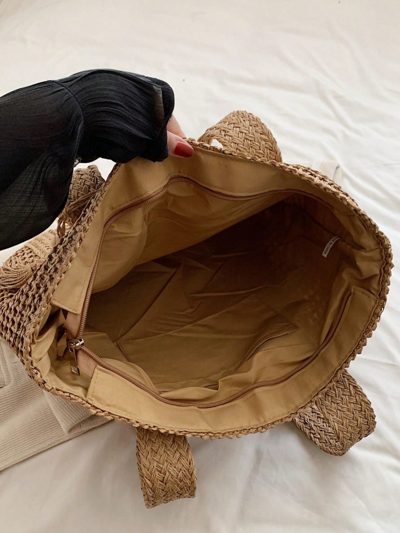 Nova Bolsa de Praia Trançada Elegante - Luna Fashion Style -