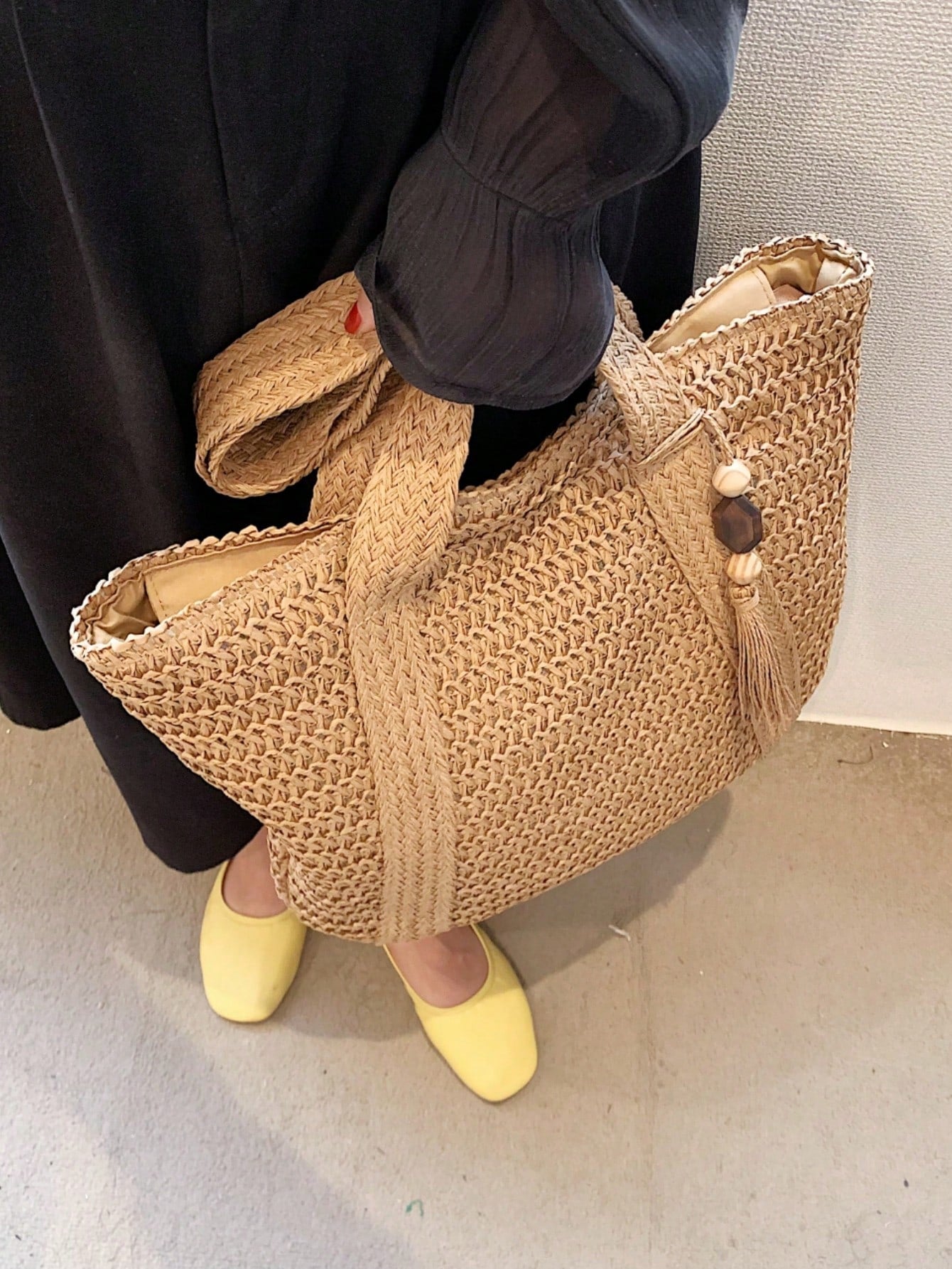 Nova Bolsa de Praia Trançada Elegante - Luna Fashion Style -