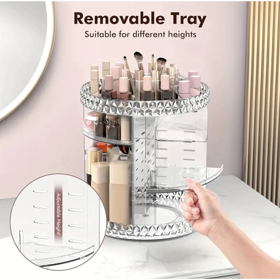 Organizador de Cosméticos Giratório 360º - Luna Fashion Style -