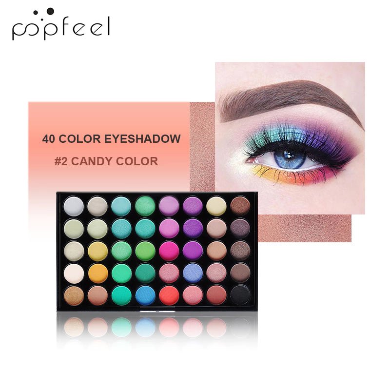 Paleta de Sombras 40 Cores - Luna Fashion Style -