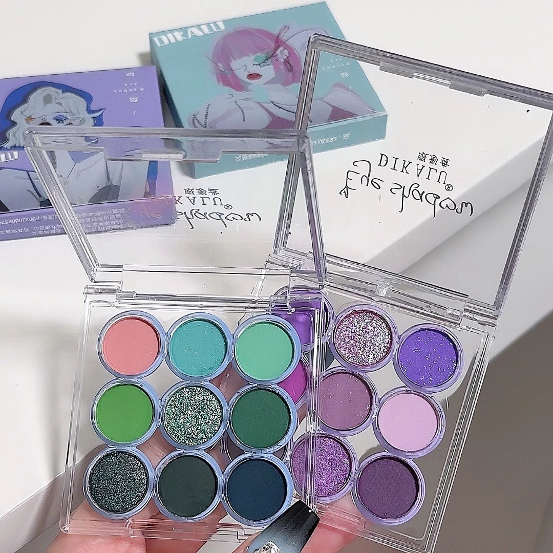 Paleta de Sombras 9 Cores | Efeitos Matte e Perolado - Luna Fashion Style -