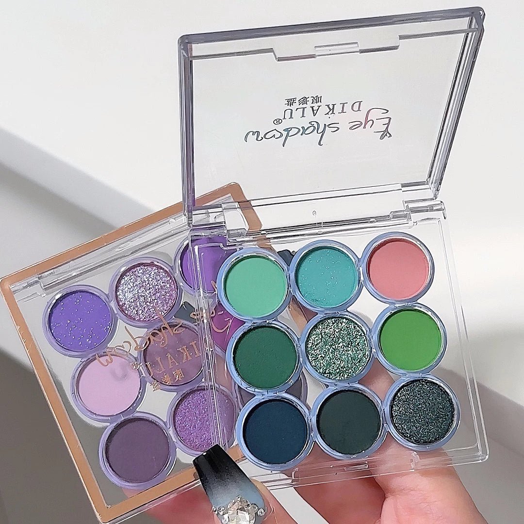Paleta de Sombras 9 Cores | Efeitos Matte e Perolado - Luna Fashion Style -