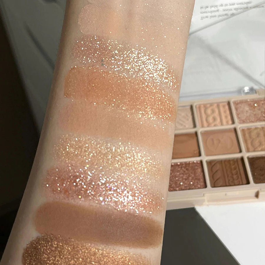 Paleta de Sombras 9 Cores | Tons Terrosos - Luna Fashion Style -