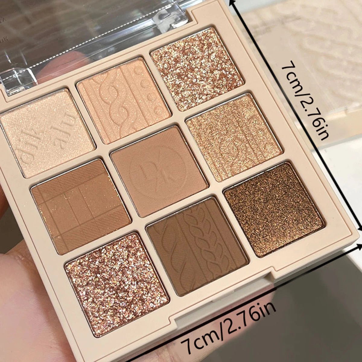 Paleta de Sombras 9 Cores | Tons Terrosos - Luna Fashion Style -