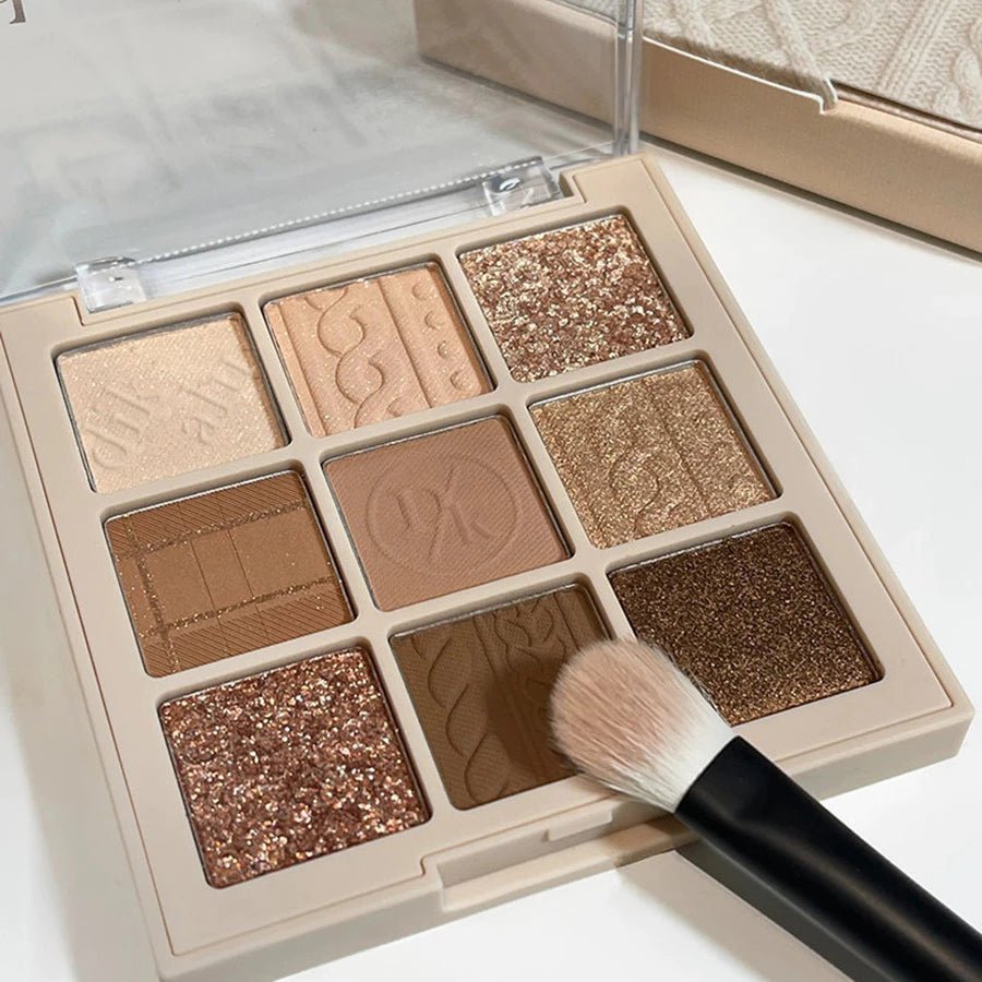 Paleta de Sombras 9 Cores | Tons Terrosos - Luna Fashion Style -