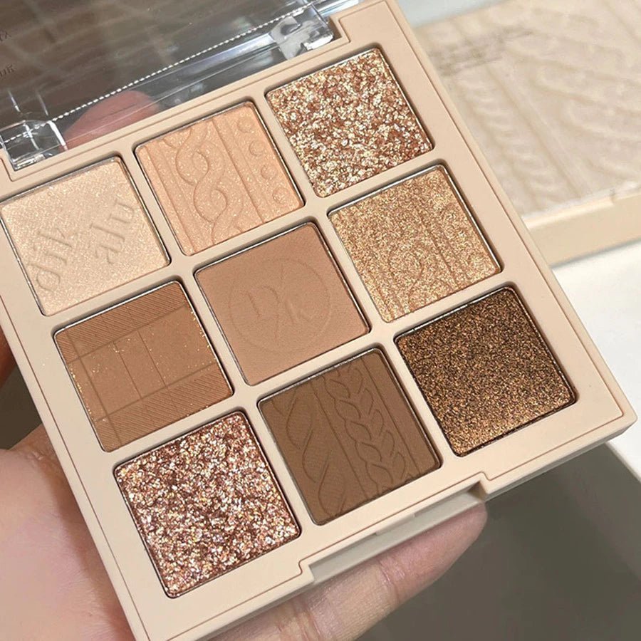 Paleta de Sombras 9 Cores | Tons Terrosos - Luna Fashion Style -