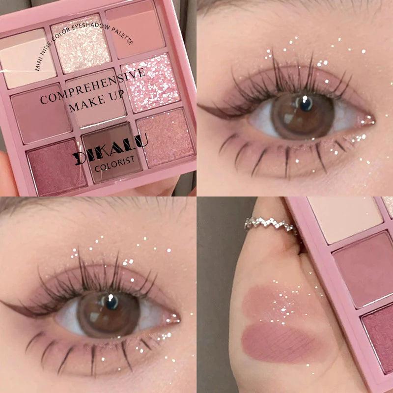 Paleta de Sombras com 9 Cores | Brilhante e Estilosa - Luna Fashion Style -