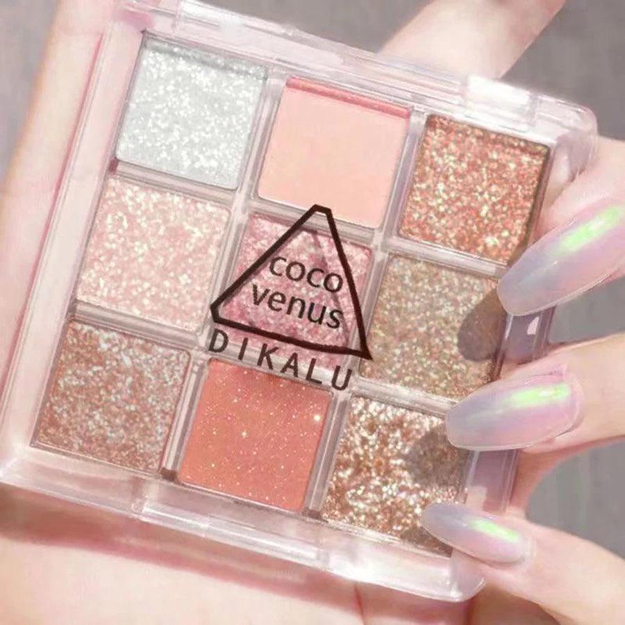 Paleta de Sombras com 9 Cores | Brilhante e Estilosa - Luna Fashion Style -