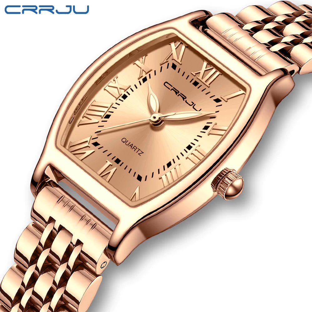 Relógio CRRJU Quartzo | À Prova D'água - Luna Fashion Style -
