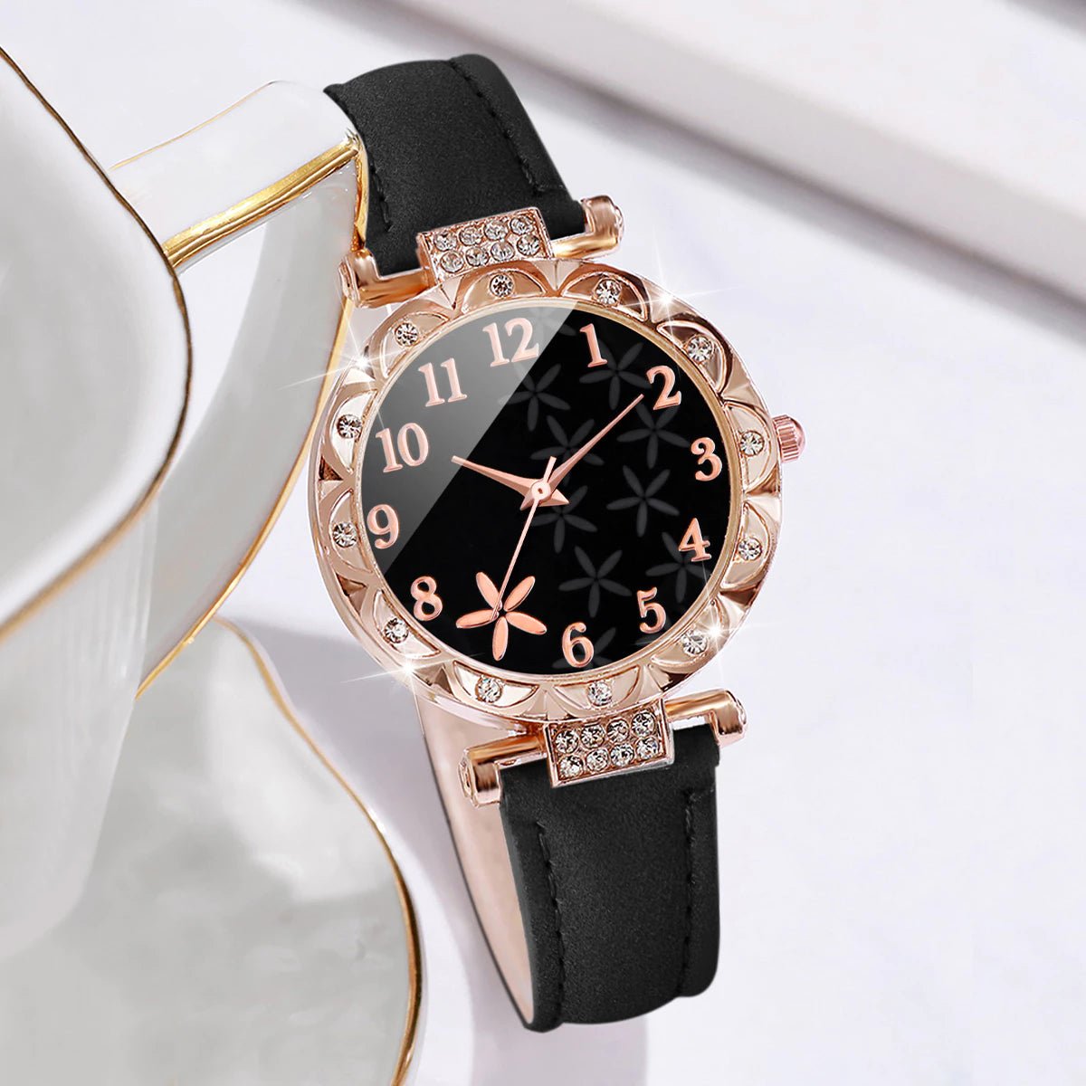 Relógio de Quartzo Fashion Diamond Ladies - Luna Fashion Style -