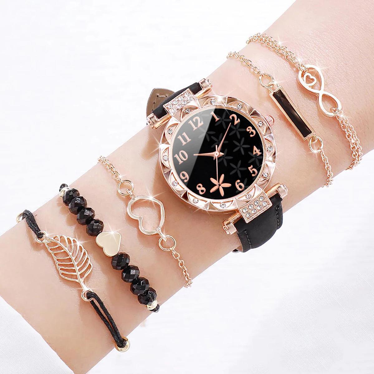 Relógio de Quartzo Fashion Diamond Ladies - Luna Fashion Style -