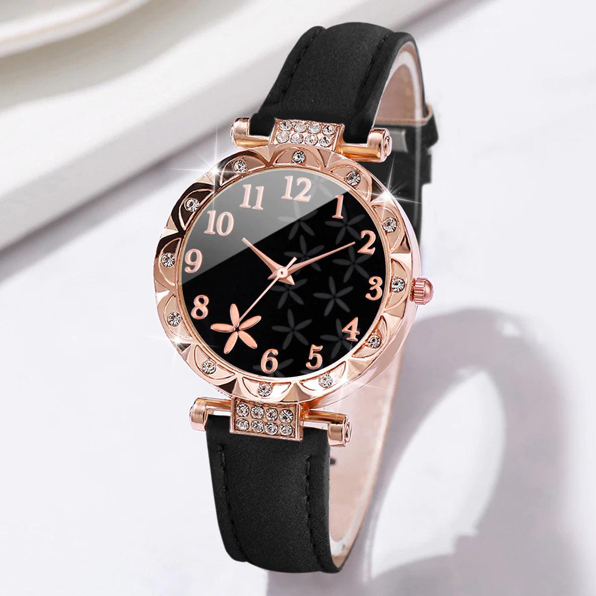 Relógio de Quartzo Fashion Diamond Ladies - Luna Fashion Style -