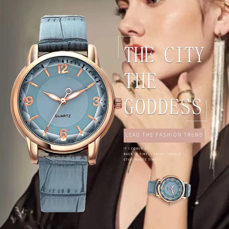 Relógio De Quartzo Feminino Moda - Luna Fashion Style -