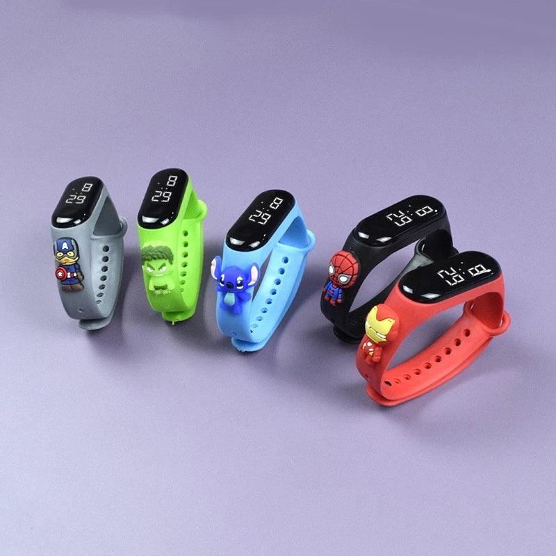 Relógio Digital LED Infantil com Desenhos | Compre 1 e Leve 2 - Luna Fashion Style -