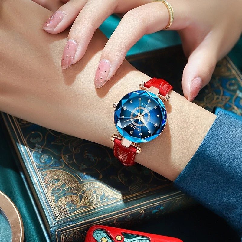 Relógio Feminino De Luxo Brilhante | À Prova D'água - Luna Fashion Style -