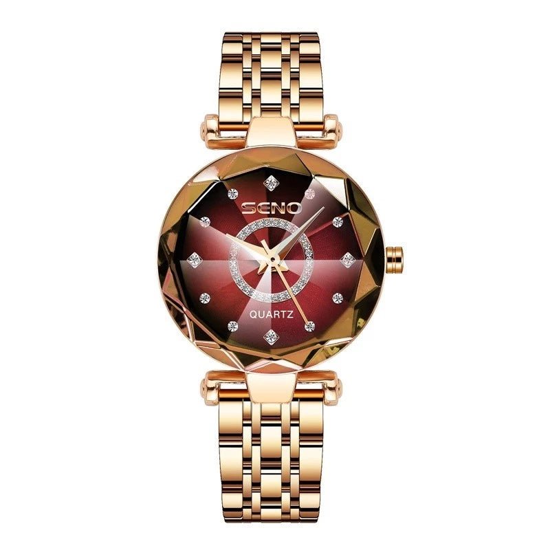 Relógio Feminino De Luxo Brilhante | À Prova D'água - Luna Fashion Style -