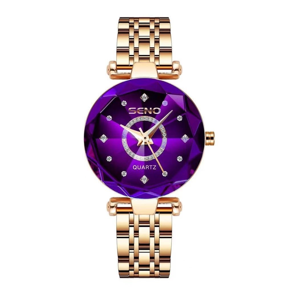 Relógio Feminino De Luxo Brilhante | À Prova D'água - Luna Fashion Style -