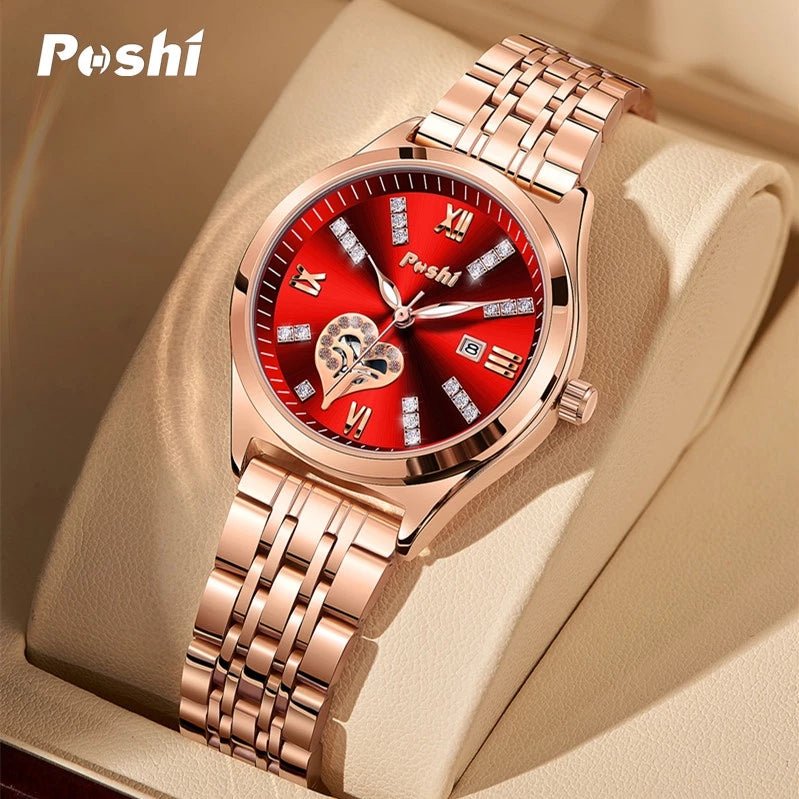 Relógio Feminino Luxuries POSHI | À Prova D'água - Luna Fashion Style -