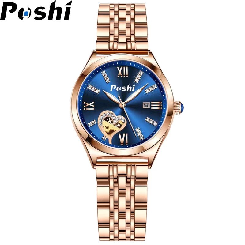 Relógio Feminino Luxuries POSHI | À Prova D'água - Luna Fashion Style -