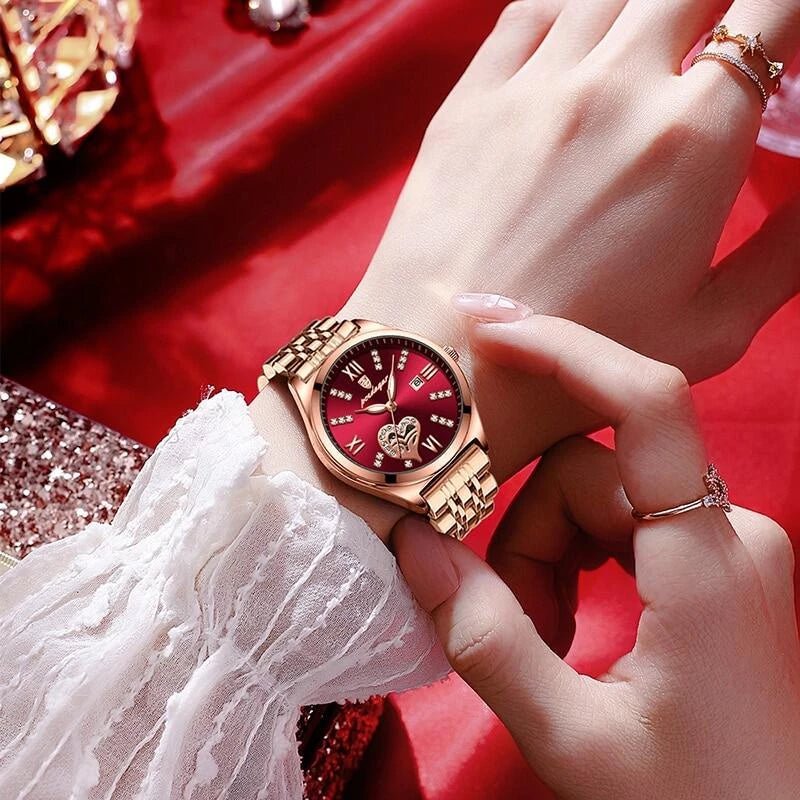 Relógio Feminino Luxuries POSHI | À Prova D'água - Luna Fashion Style -