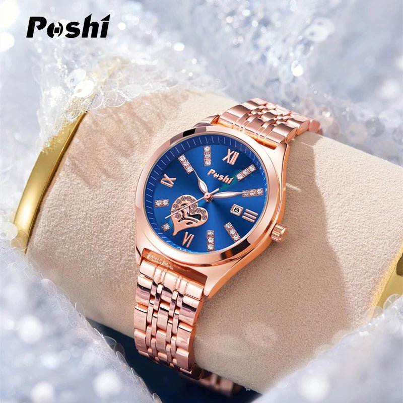 Relógio Feminino Luxuries POSHI | À Prova D'água - Luna Fashion Style -