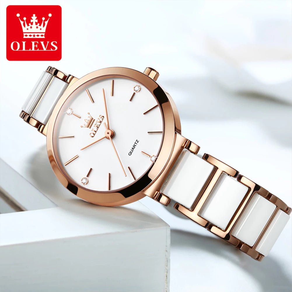 Relógio Feminino OLEVS | À Prova D'água - Luna Fashion Style -