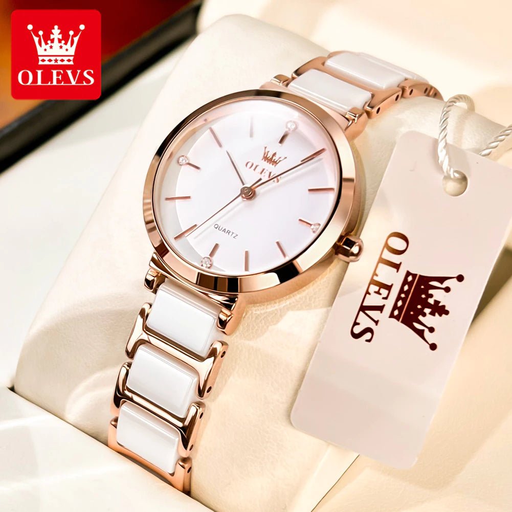 Relógio Feminino OLEVS | À Prova D'água - Luna Fashion Style -