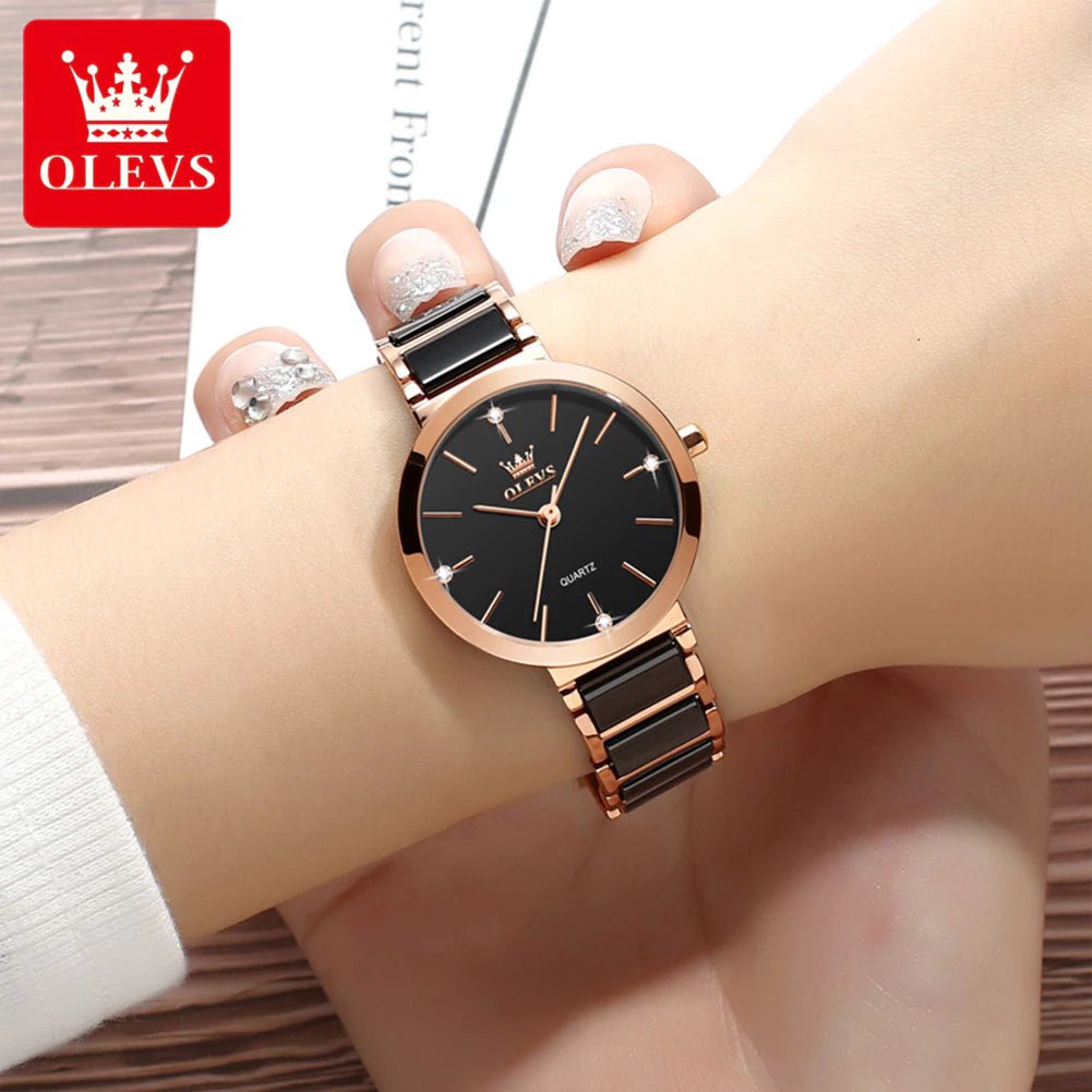 Relógio Feminino OLEVS | À Prova D'água - Luna Fashion Style -