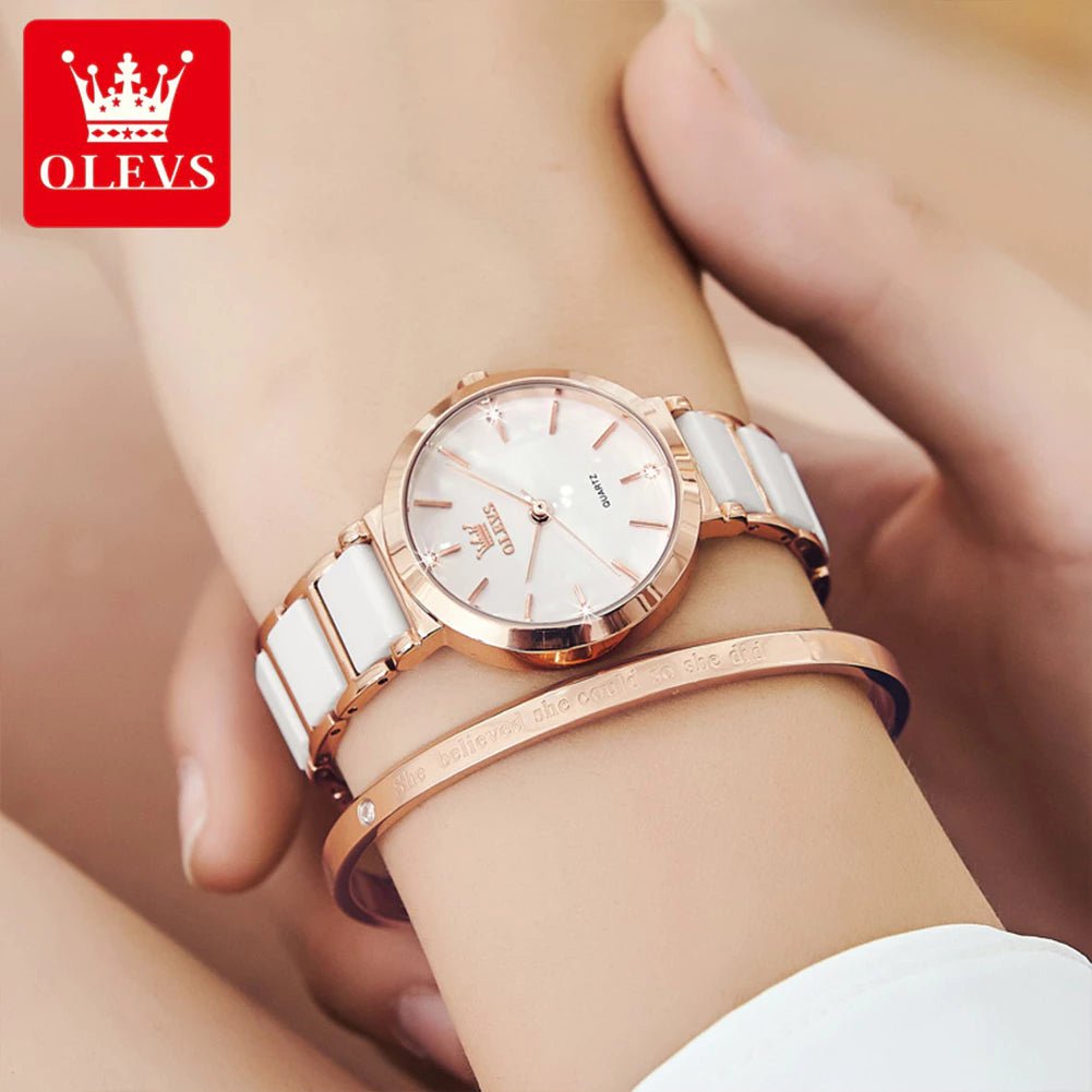 Relógio Feminino OLEVS | À Prova D'água - Luna Fashion Style -