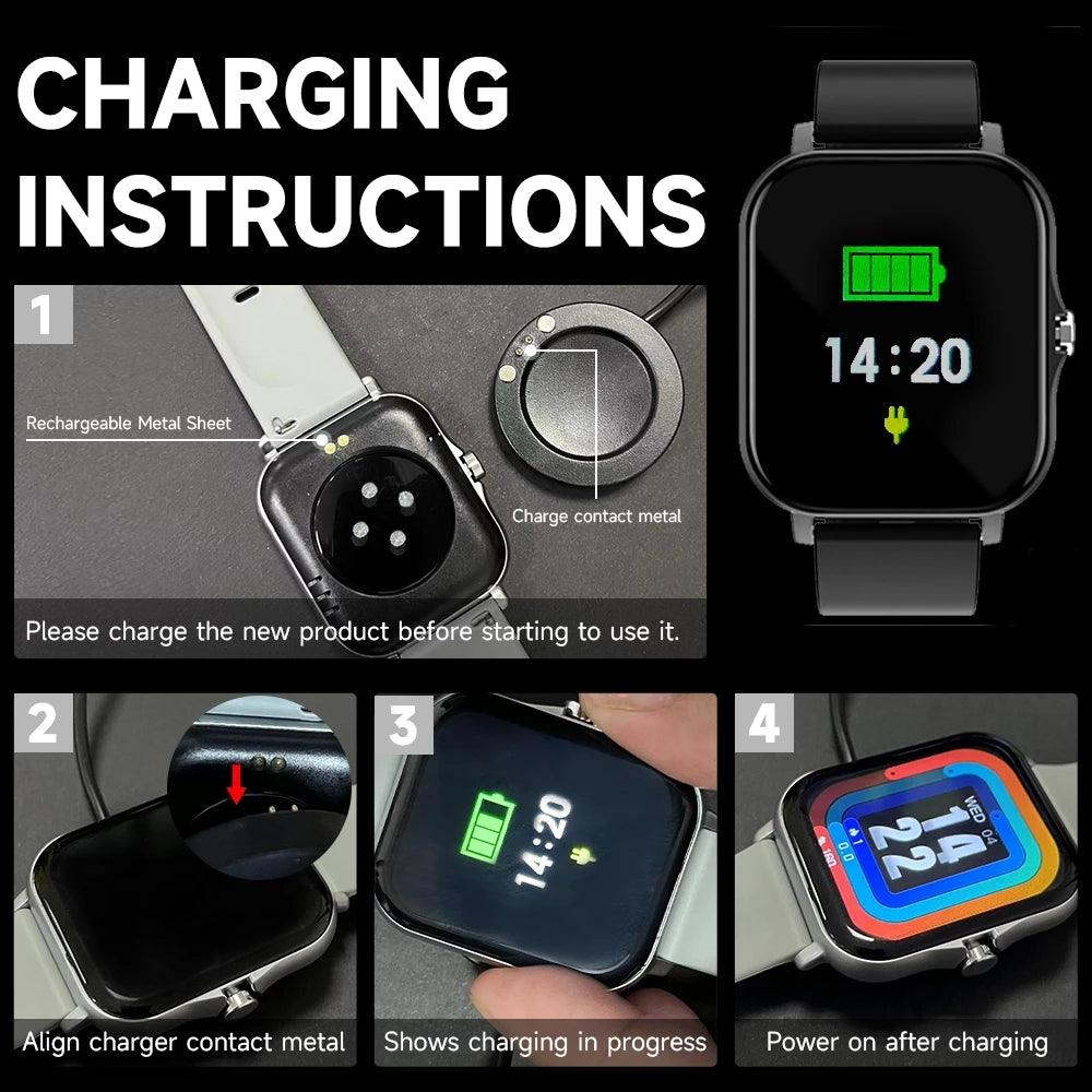 Relógio Smart Watch Full Touch Color Fitness - Luna Fashion Style -