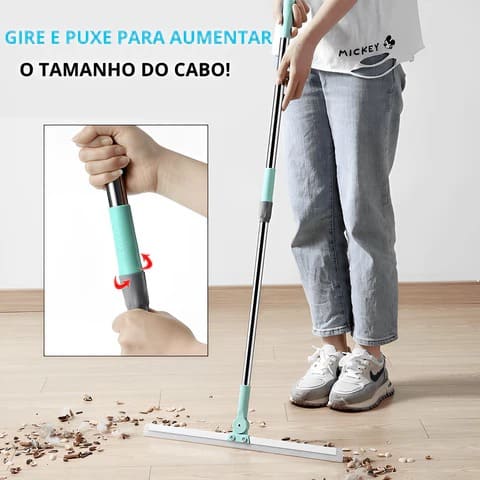 Rodo Mágico 2 em 1 | Varre E Puxa Água Sem Pano - Luna Fashion Style -