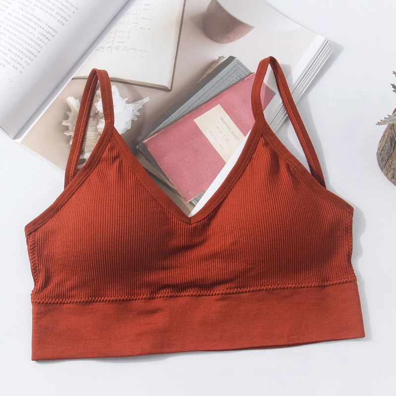 Top Yoga Sexy V-Neck | Conforto, Sustentação e Estilo
