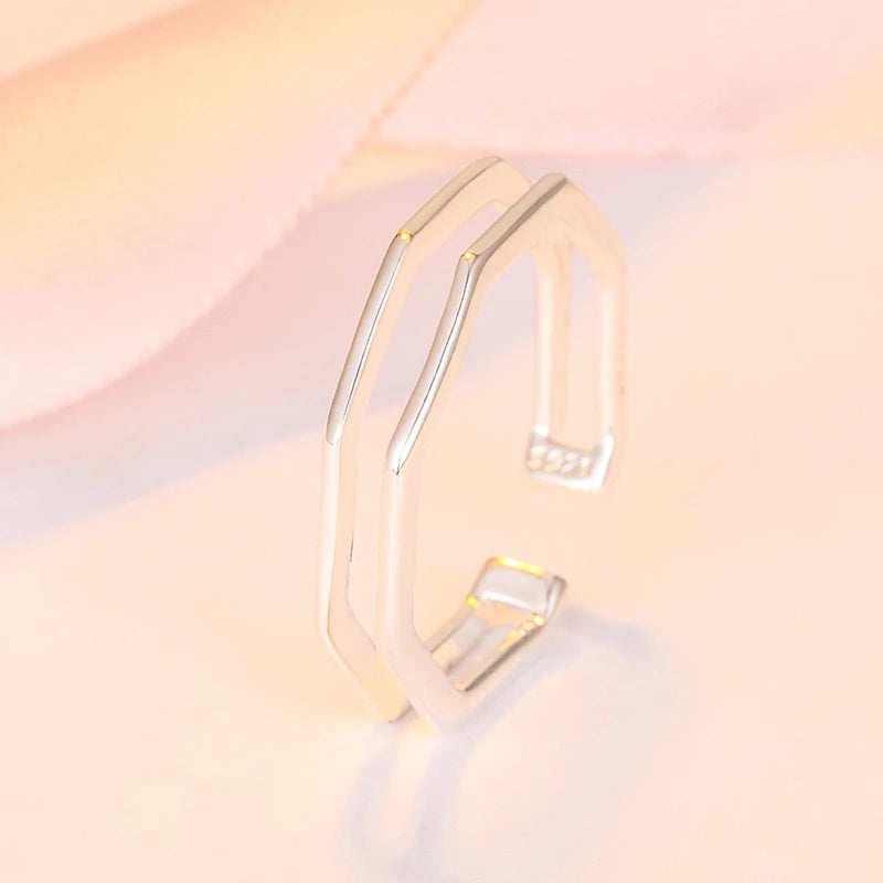 Anillo delicado - Plata S925 ajustable y minimalista